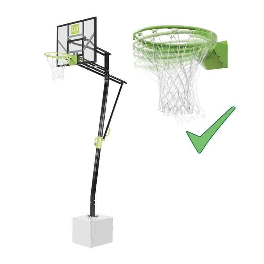 Exit Toys - Panier De Basket Galaxy Dunk In-ground - Panier De Basket - Noir|vert - No Size - Decathlon