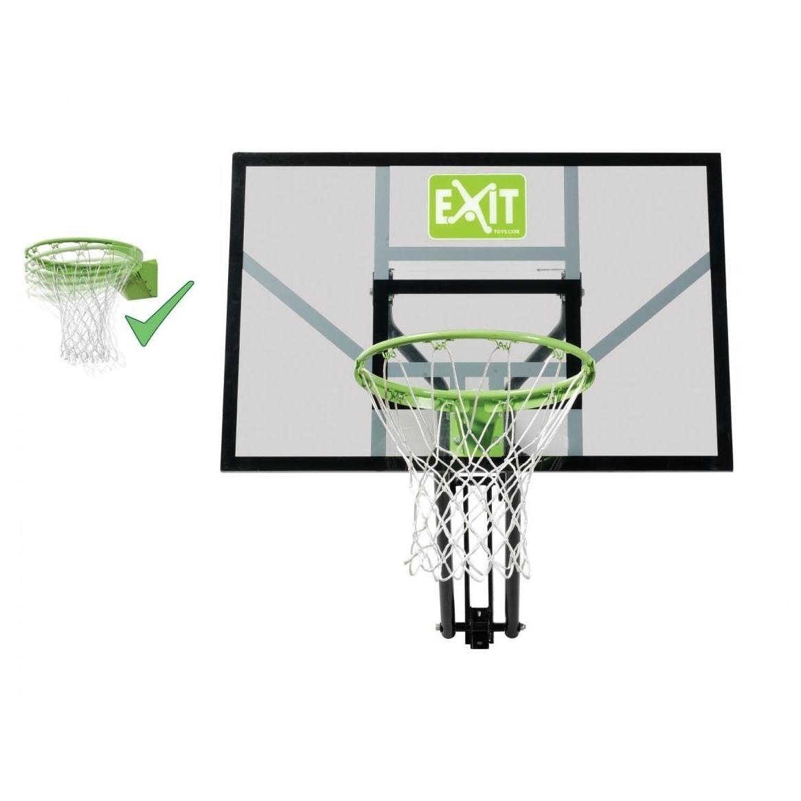 Basketbalmand voor wandmontage met dunkring Exit Toys Galaxy 4/7