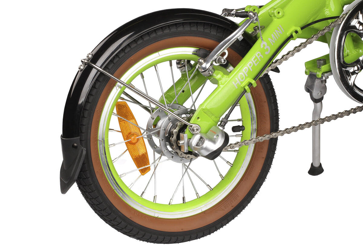 Shulz Foldable Bicycle Hopper Mini (Yellow/Green, 14