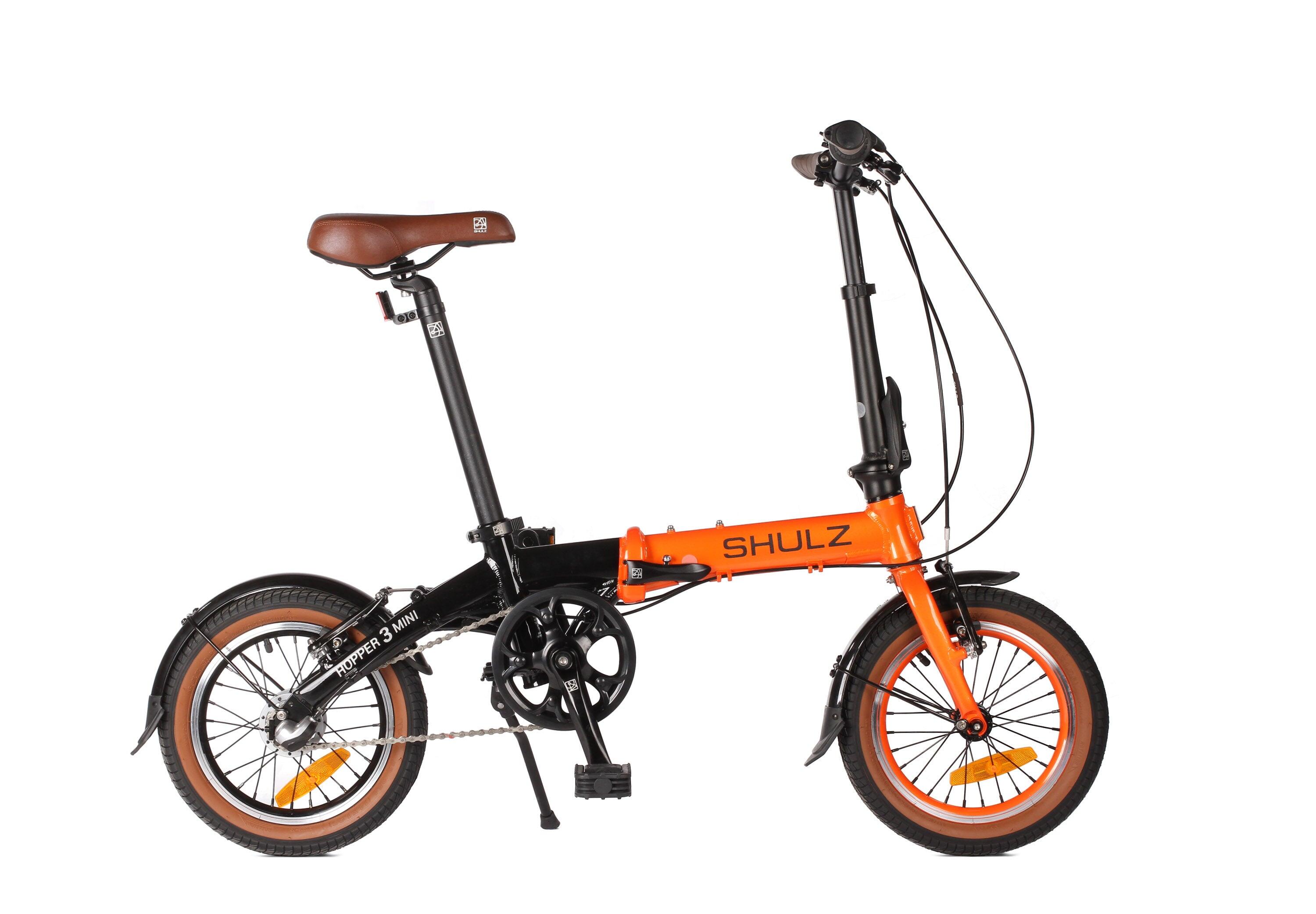 Shulz Foldable Bicycle Hopper Mini Orange Black 14