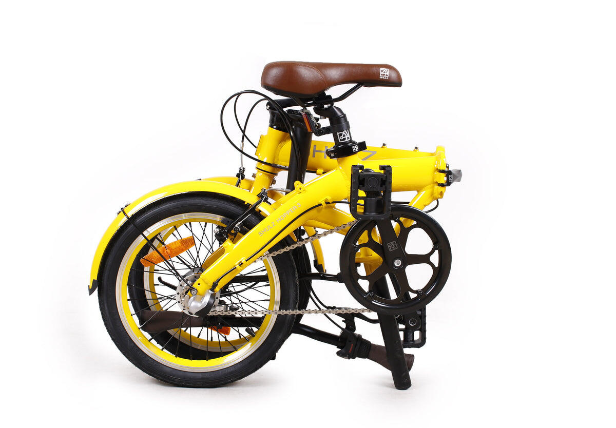 Shulz Foldable Bicycle Hopper 3 (Yellow, 16