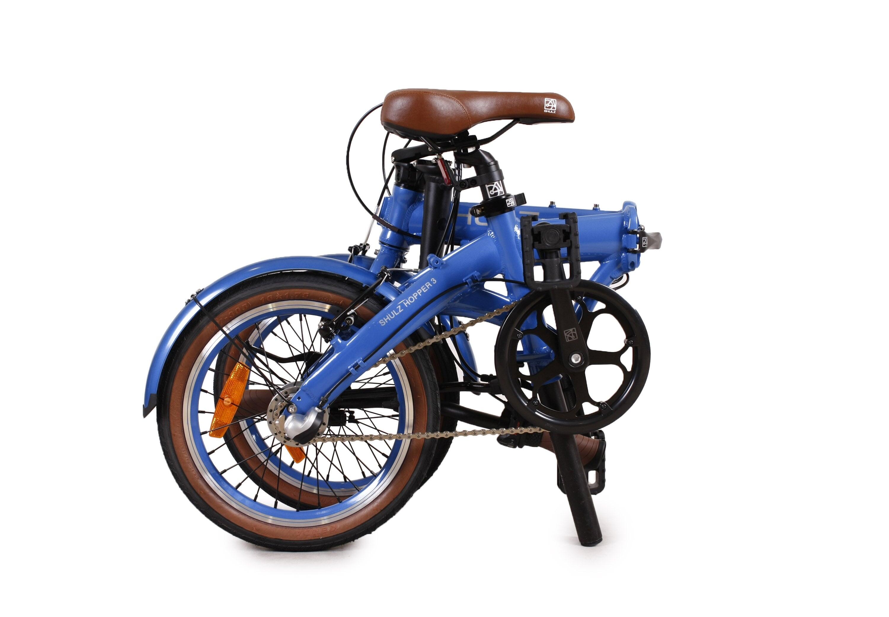 Shulz Foldable Bicycle Hopper 3 (Blue, 16
