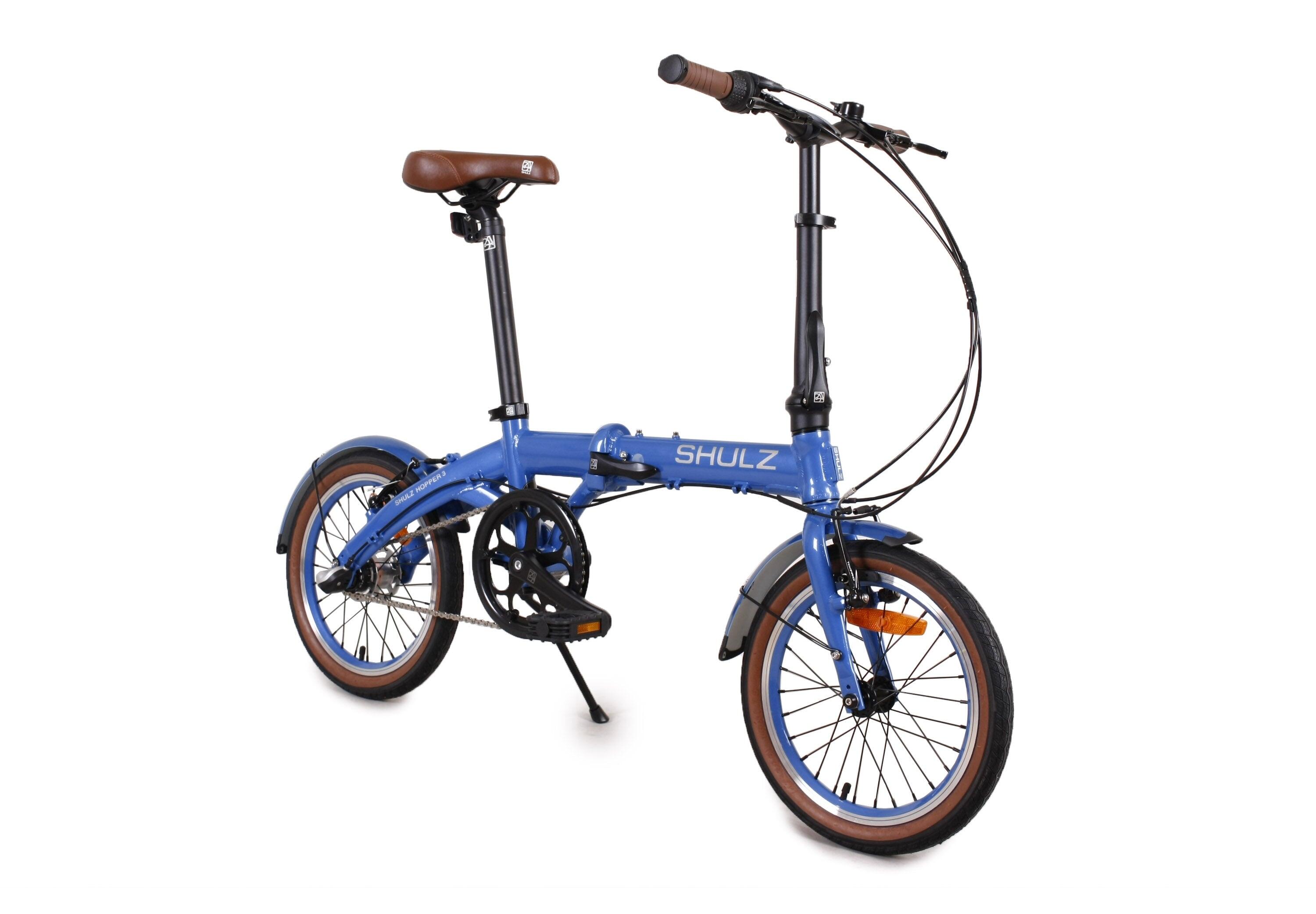 Shulz Foldable Bicycle Hopper 3 (Blue, 16