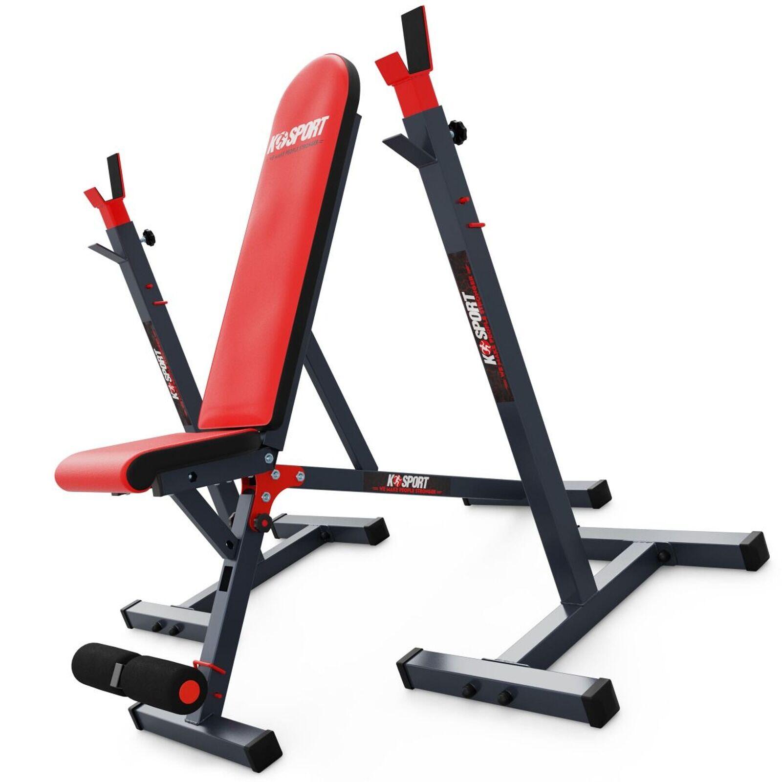 Barra press banca decathlon sale