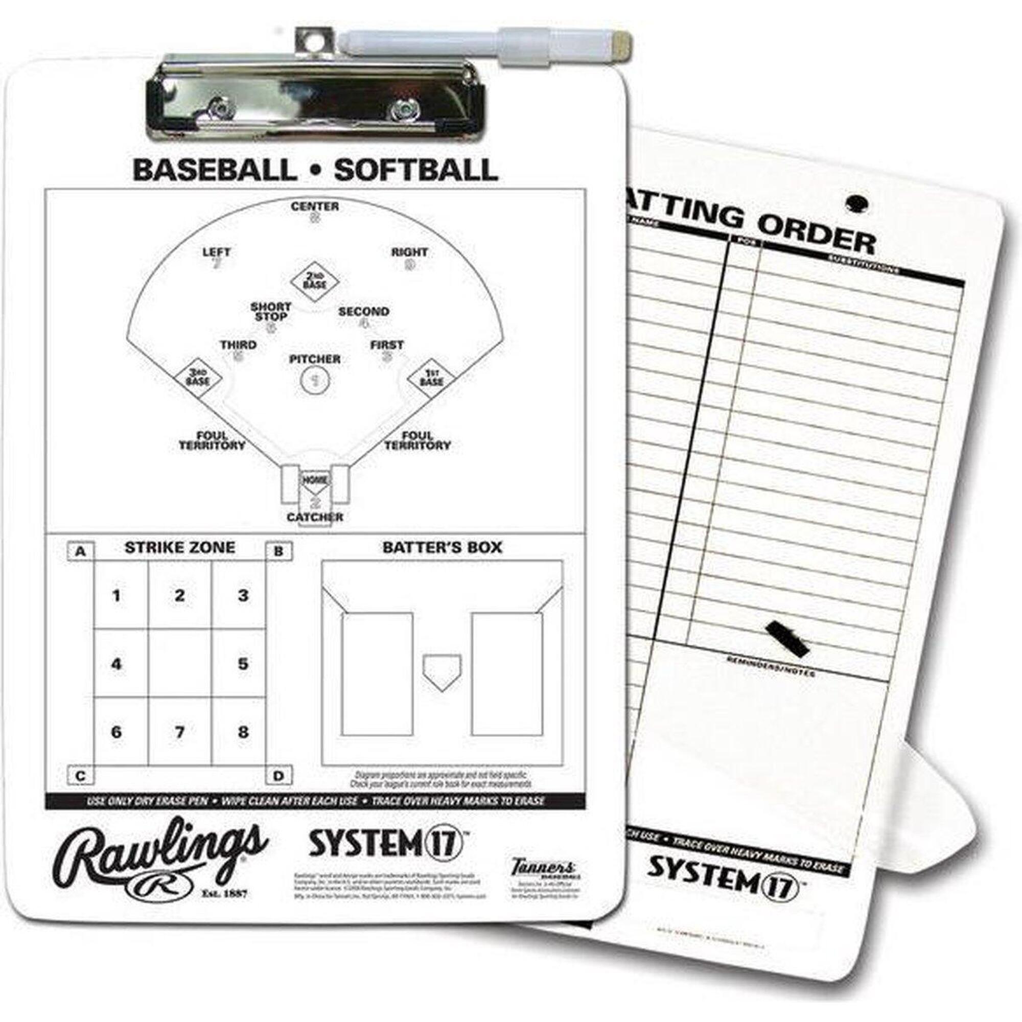 Baseball - Softball Coach Clipboard - Coach Bord