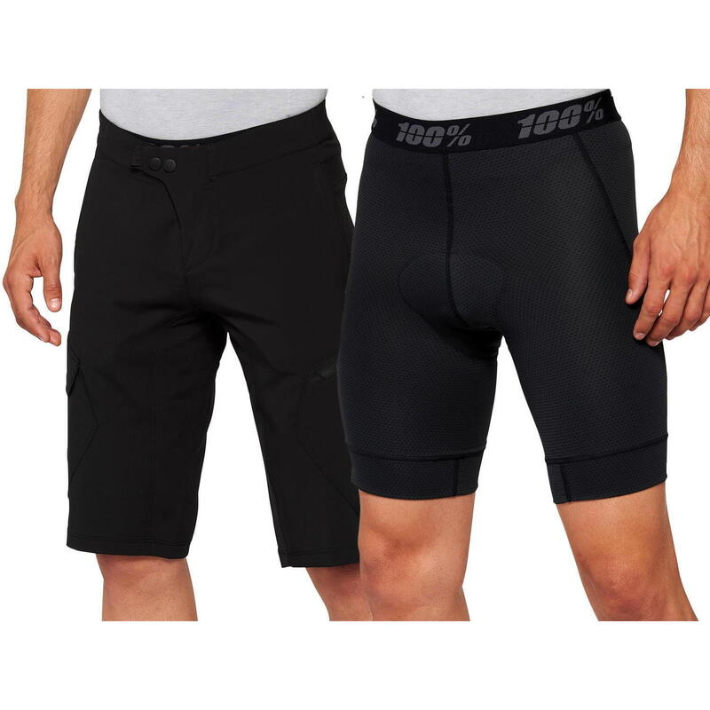 Ridecamp broek met voering - zwart