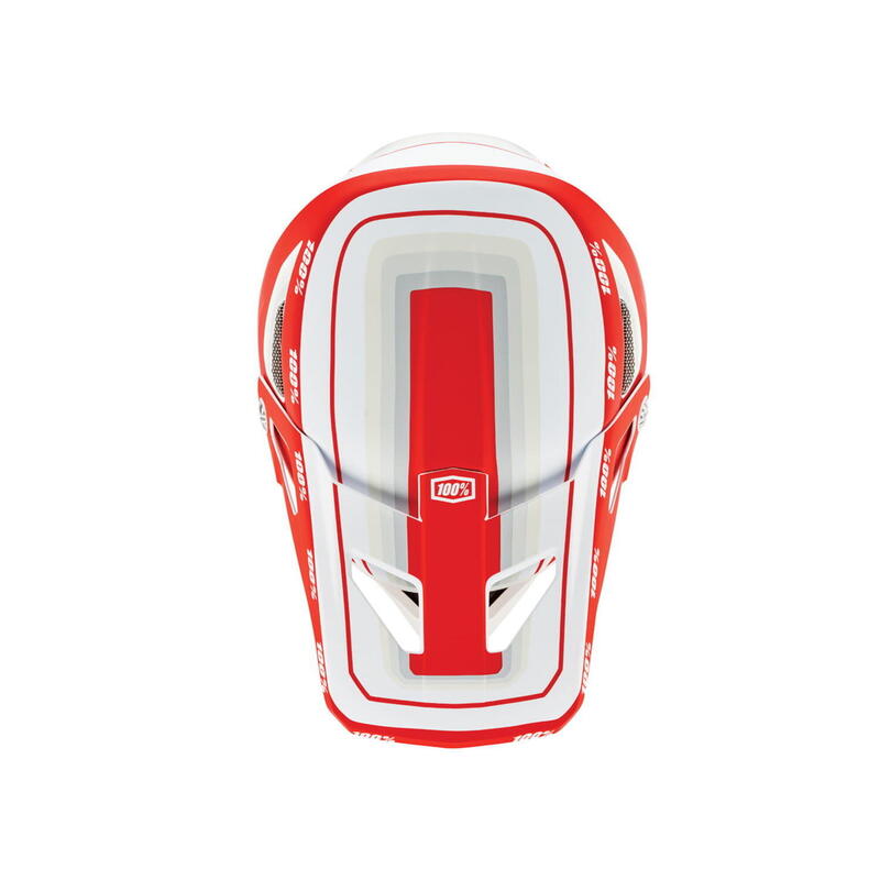 Casco juvenil Status - Topenga Rojo/Blanco