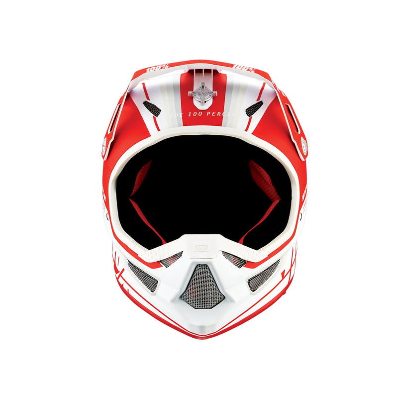 Casco juvenil Status - Topenga Rojo/Blanco