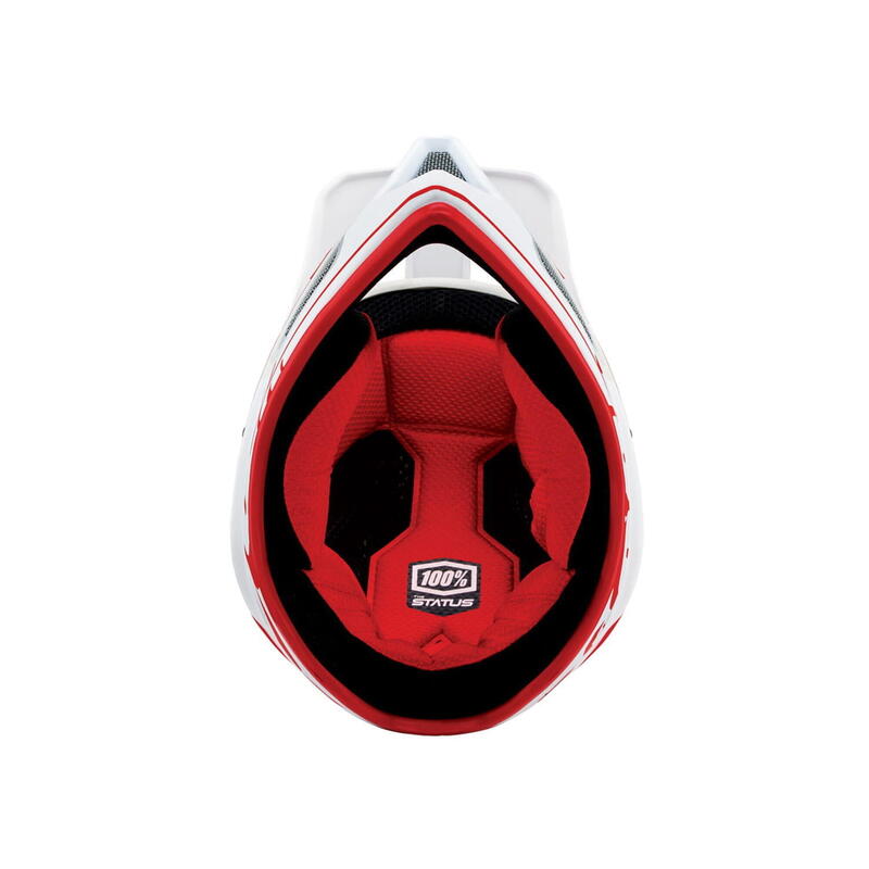 Casco juvenil Status - Topenga Rojo/Blanco