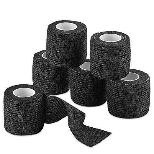 5cm x 4.5m Coban Tape (24 Rolls per Box) - Black