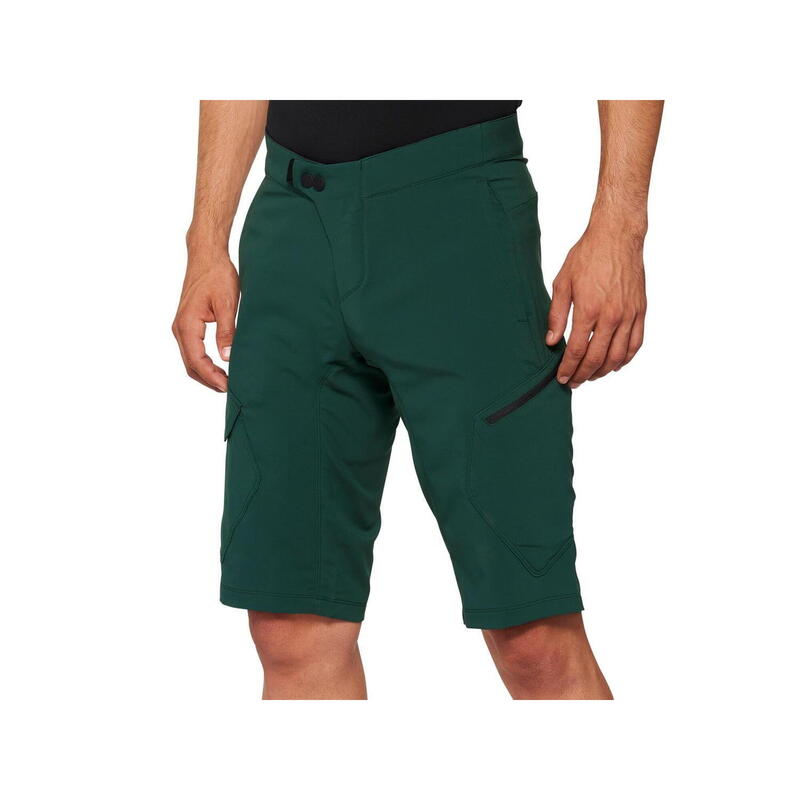 Short de vélo homme Ridecamp vert