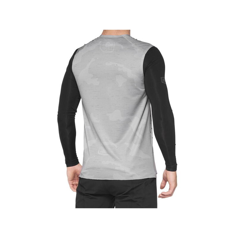 Maillot de vélo manches longues homme R-Core gris