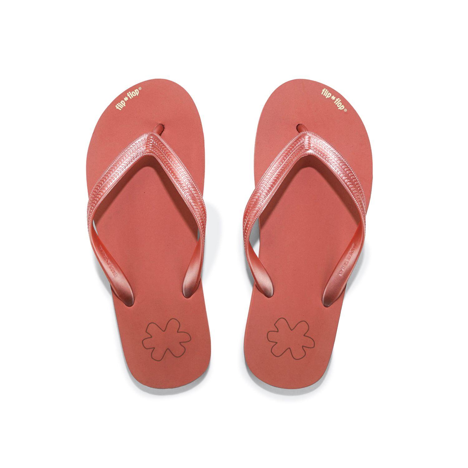 Flip Flop - Femme Sandale Originals* Metallic Rose - Claquettes - Rouge - 37 - Decathlon