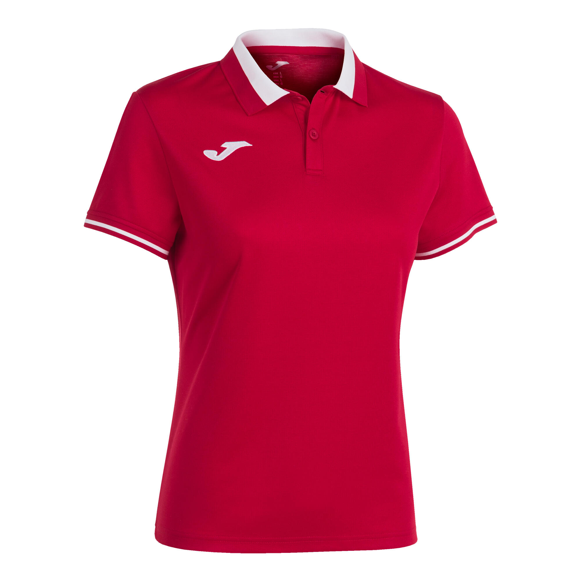 Polo Manches Courtes Football Femme Joma Championship VI Rouge 2/5