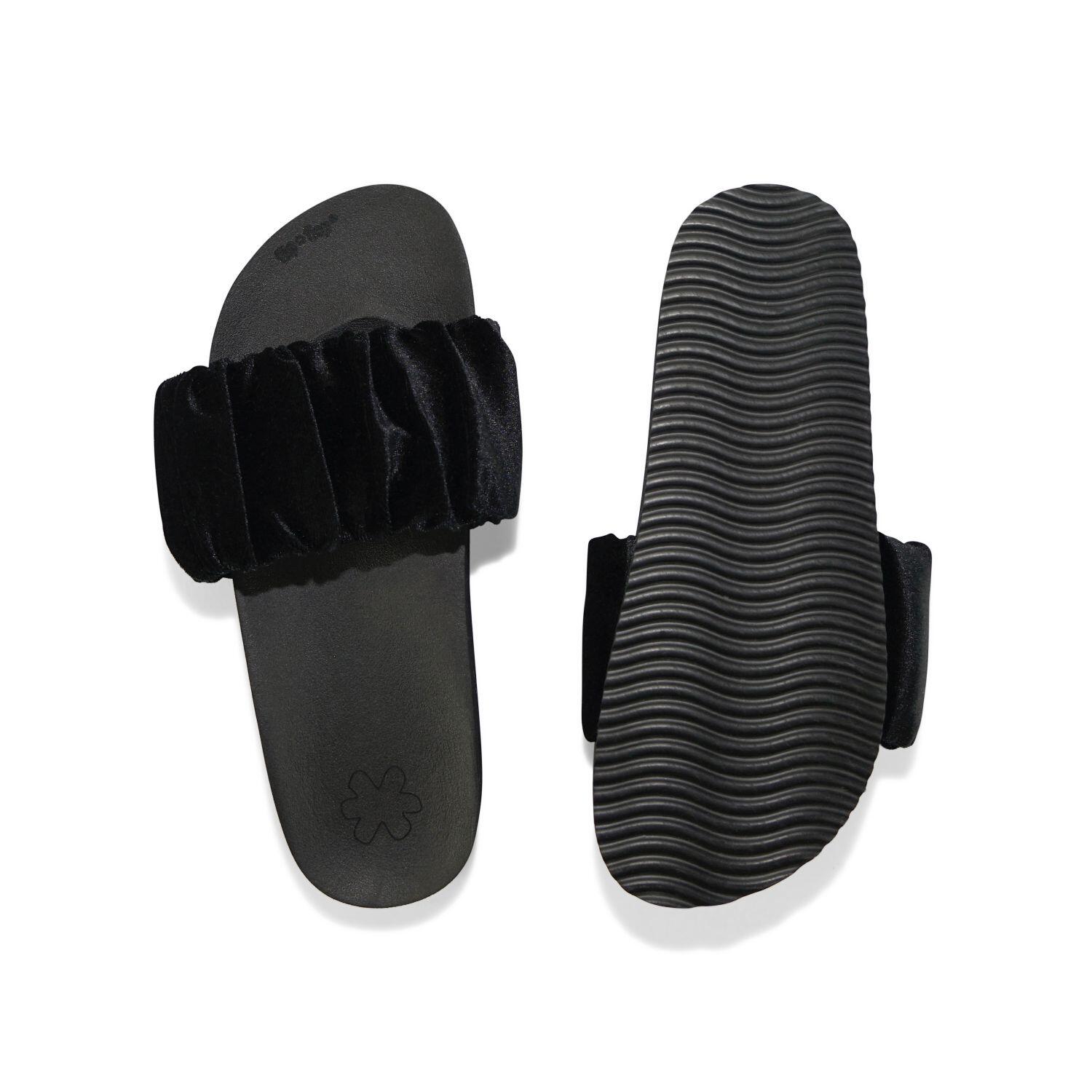 Femme Sandale pool*gentle velvet Noir 3/4