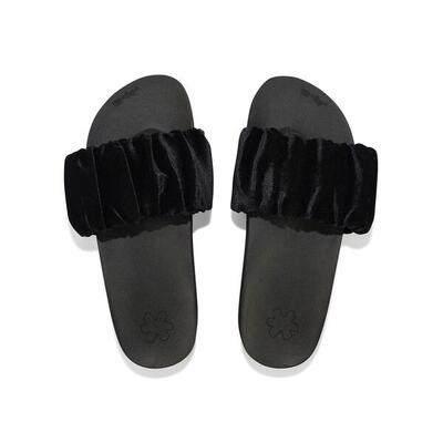 Damen Sandale pool*gentle velvet GRAU