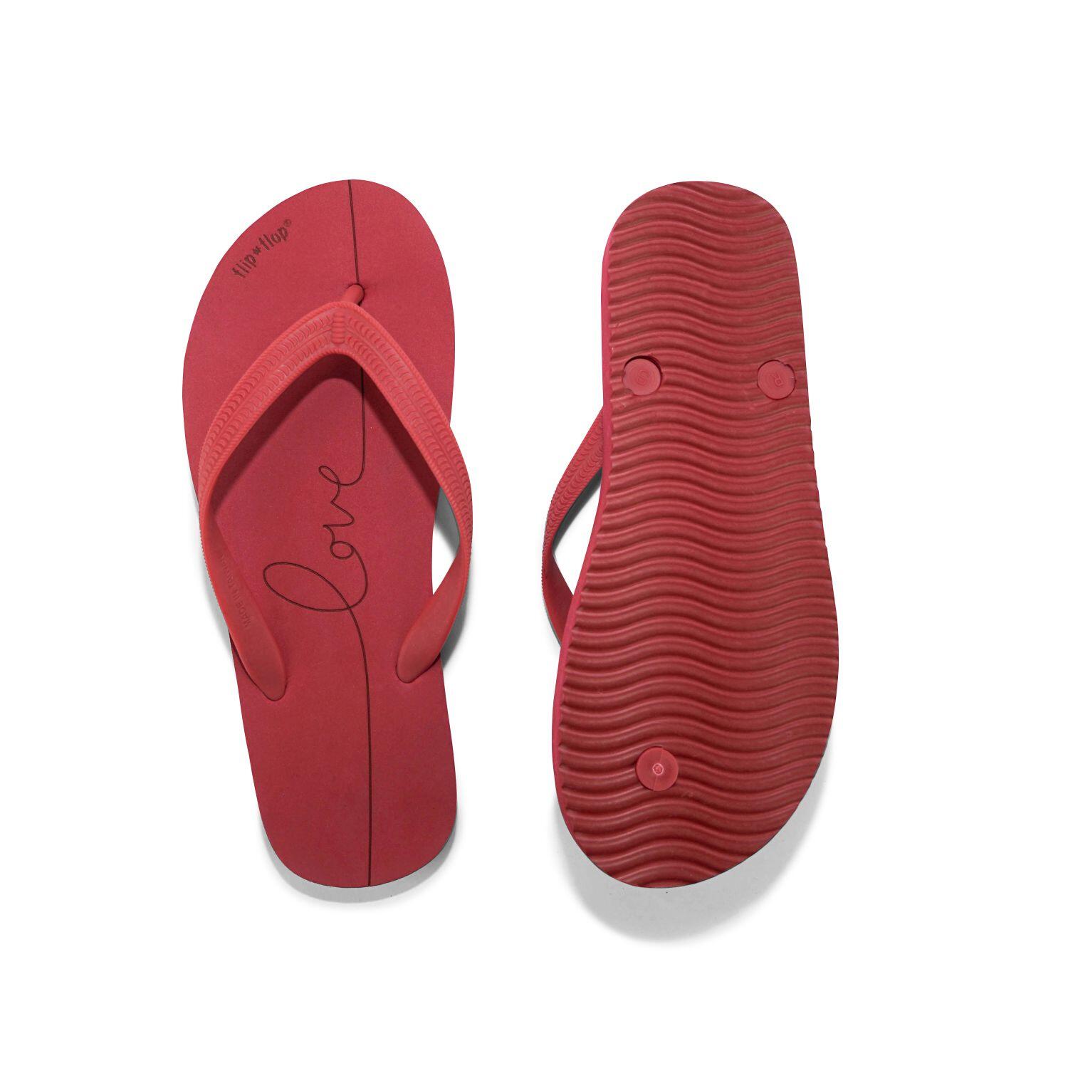 Femme Tongs originals*love Rouge 3/4