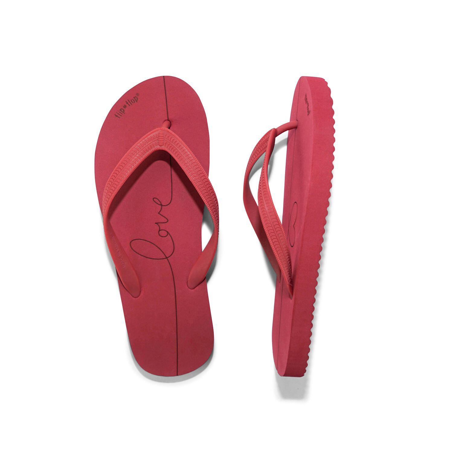 Femme Tongs originals*love Rouge 4/4
