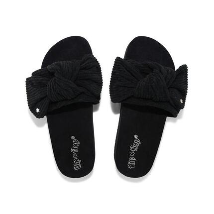 Damen Sandale pool*slide bow cord SCHWARZ