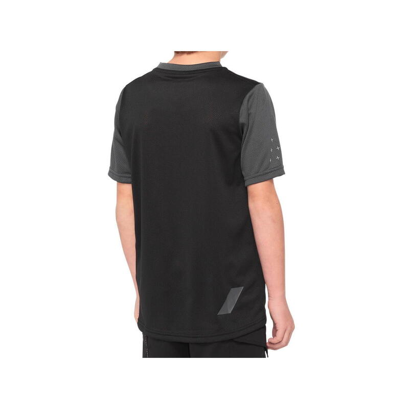 Ridecamp Youth Short Sleeve Jersey - Noir/Charcoal