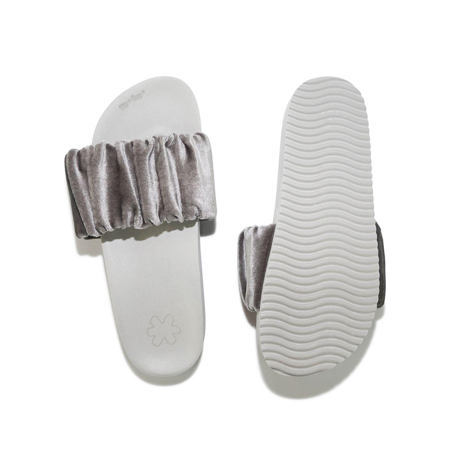 Femme Sandale pool*gentle velvet Gris 3/4