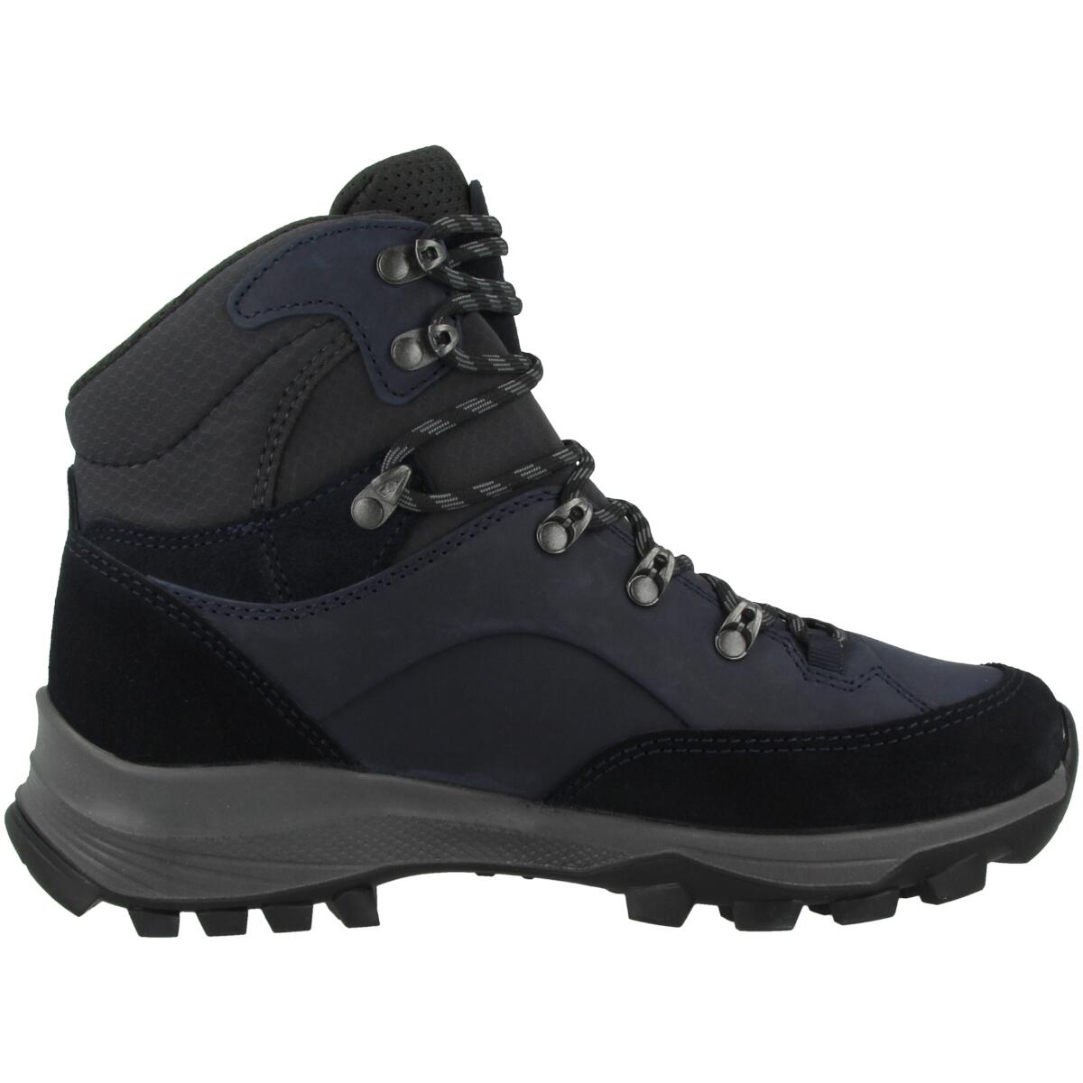 Chaussures de randonnée en cuir pour femmes Marine/Asphalte 3/5