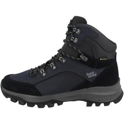 Banks Lady Gtx Dames leren mid wandelschoenen Navy/Asphalt