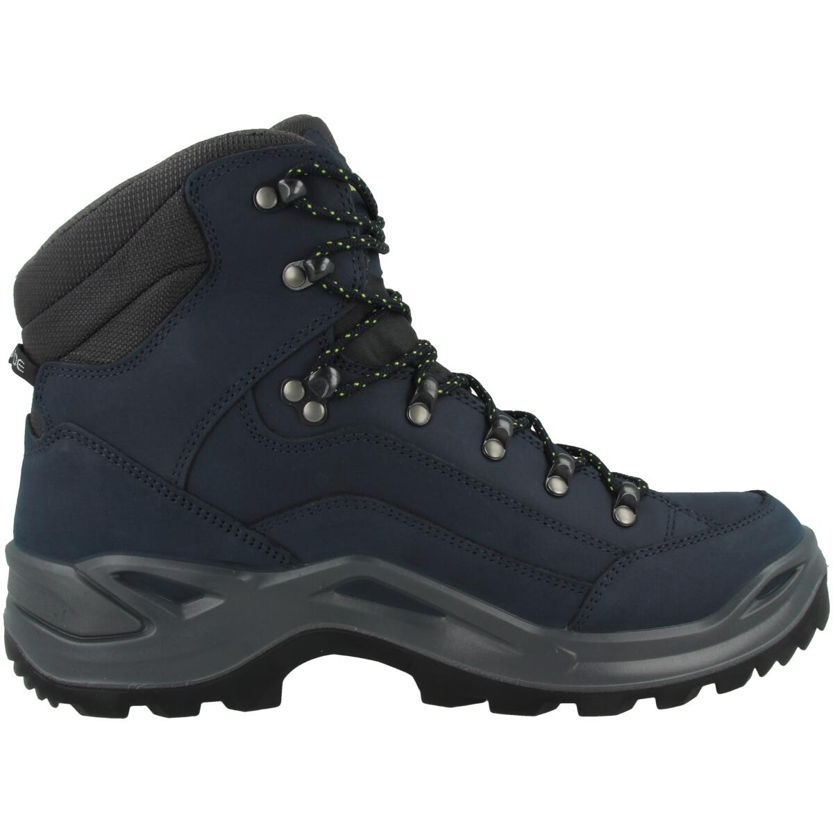 LOWA RENEGADE GTX MID Unisex Wanderstiefel Outdoor Goretex blau 3/7