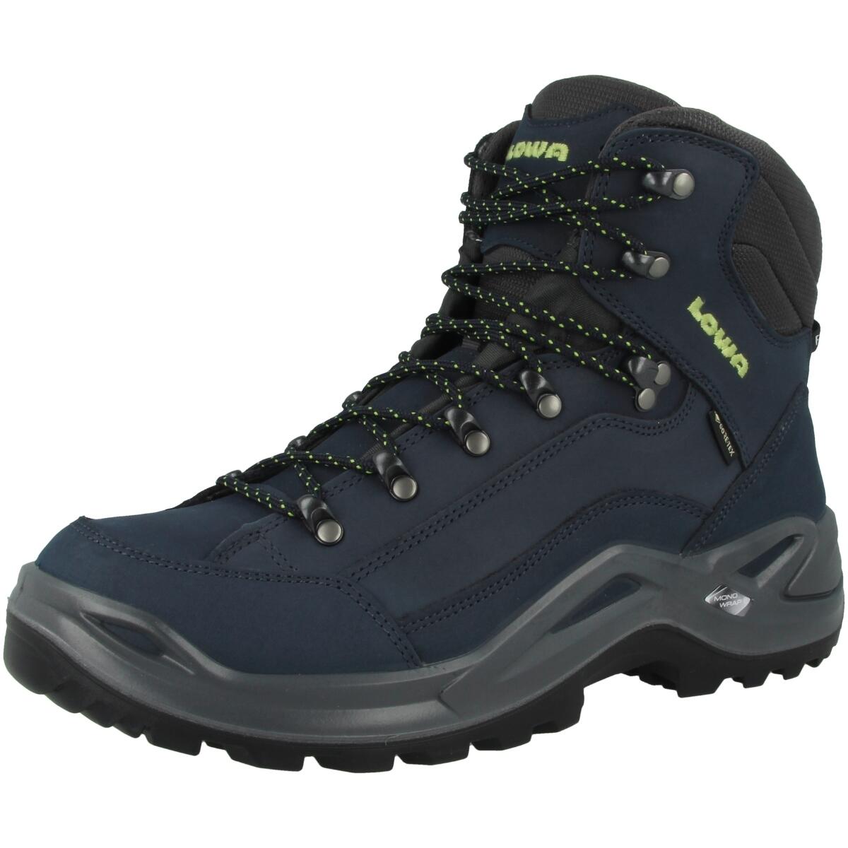 LOWA RENEGADE GTX MID Unisex Wanderstiefel Outdoor Goretex blau 4/7