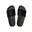 Sandale femme pool metallic cracked NOIR