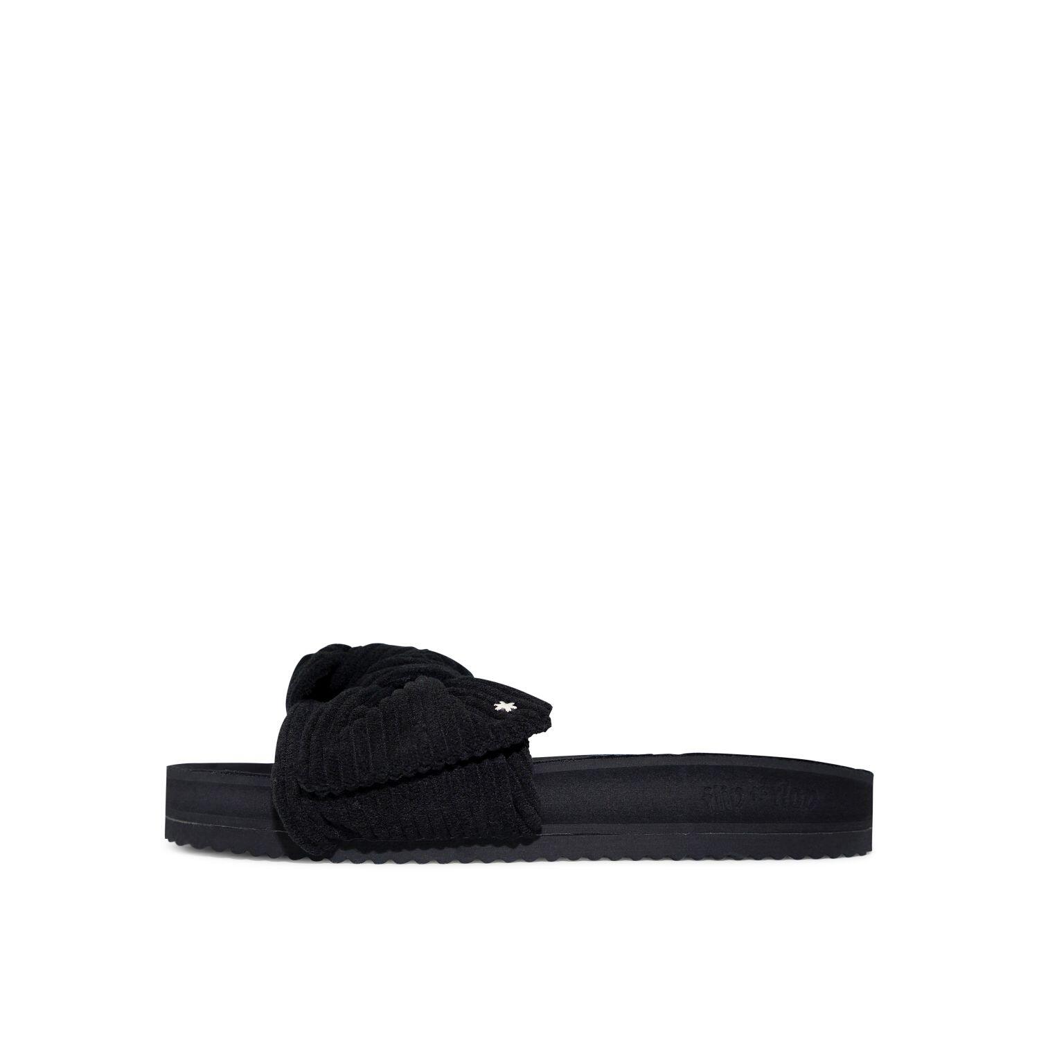 Femme Sandale pool*slide bow cord NOIR 2/4