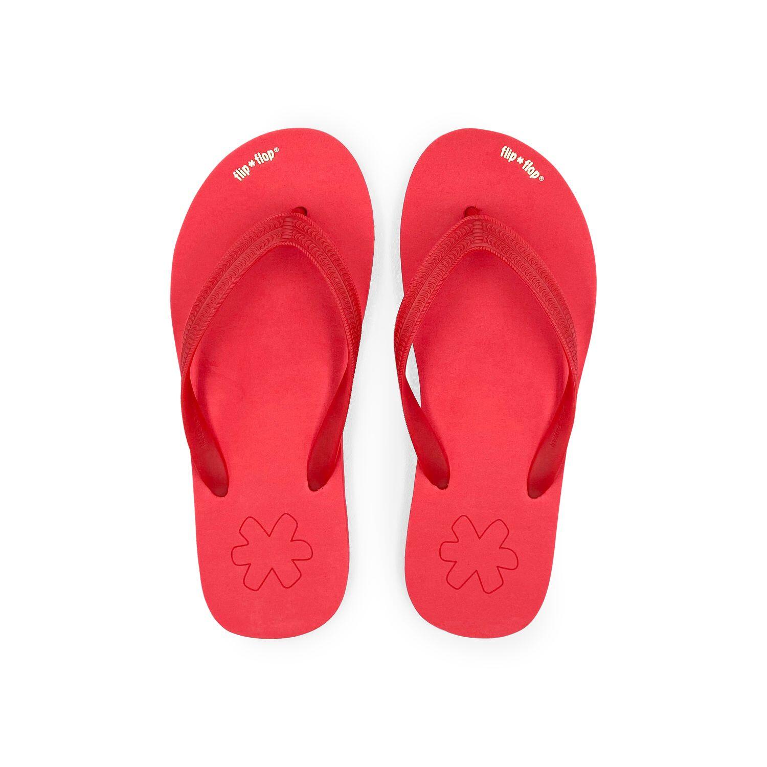 Flip Flop - Femme Sandale Originals Rouge - Tongs Piscine - Rouge - Decathlon