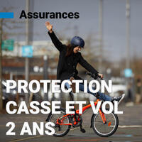 Assurance casse et vol vélo de 0 à 120 euros - 2 ans