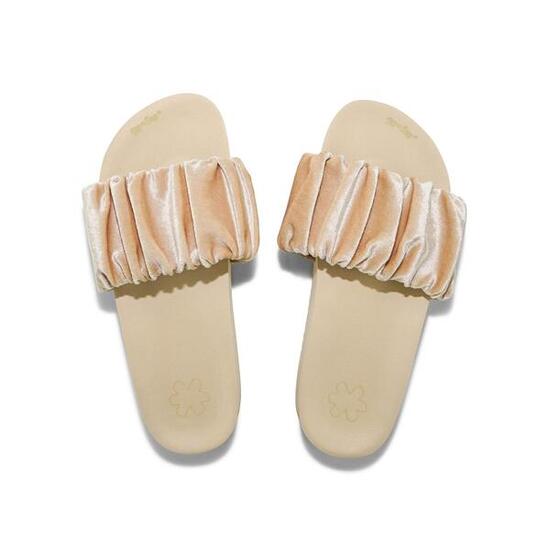 Damen Sandale pool*gentle velvet GRAU