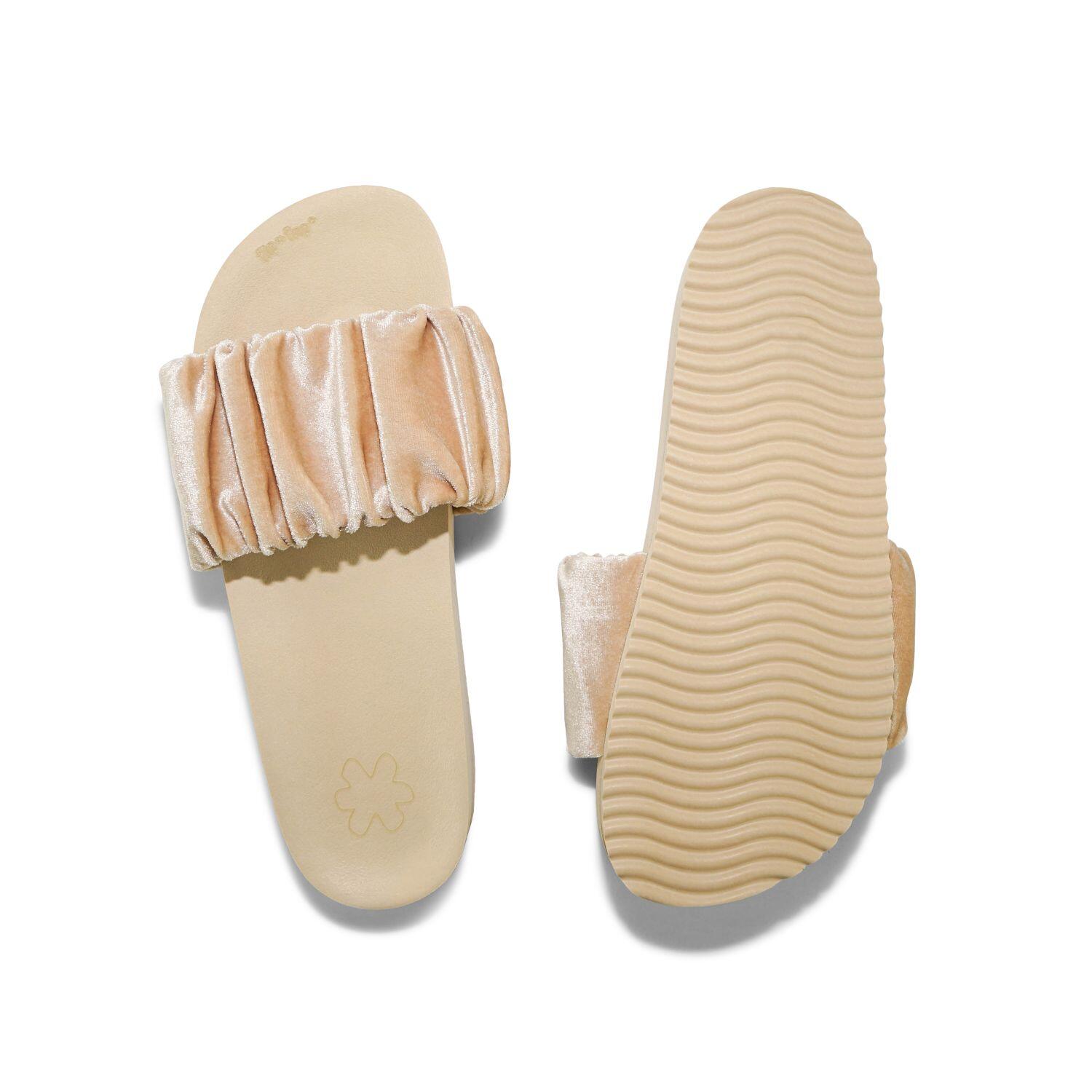 Damen Sandale pool*gentle velvet BRAUN 3/4