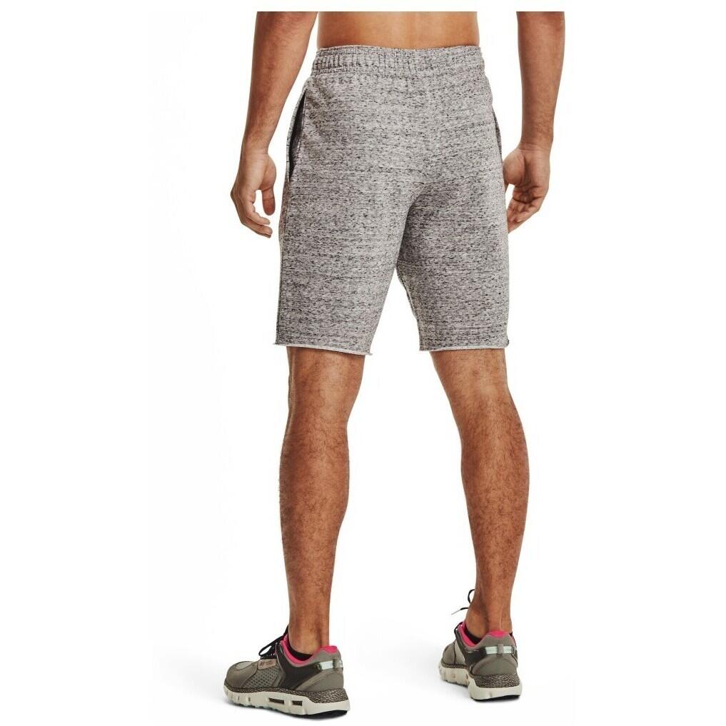 Short Uomo Under Armour Rival Terry Grigio Melange - XS 5/5