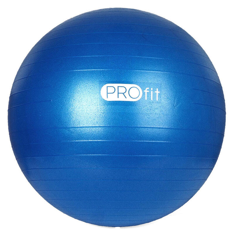 Piłka gimnastyczna do ćwiczeń z pompką dla dorosłych Profit 45 cm