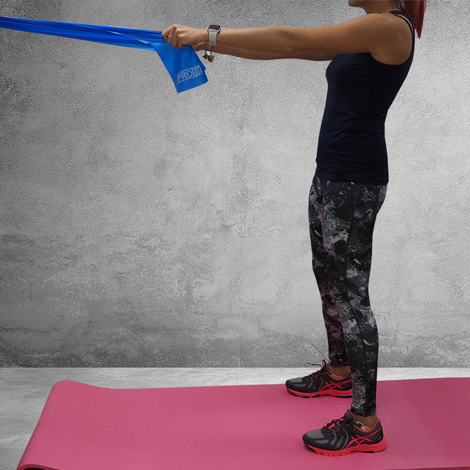 Banda elástica de fitness PROfit 200 cm, nivel medio 5/6