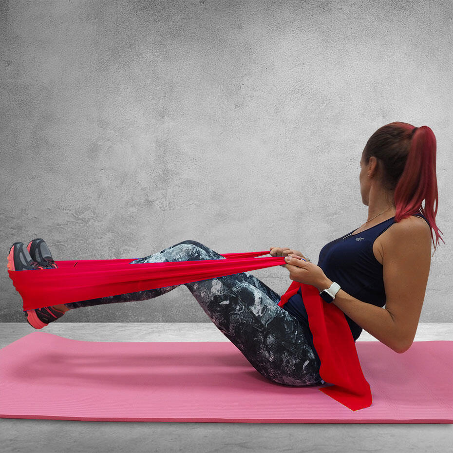 PROfit fitnessweerstandsband 120 x 15 x 0,55 cm rood heavy 4/5