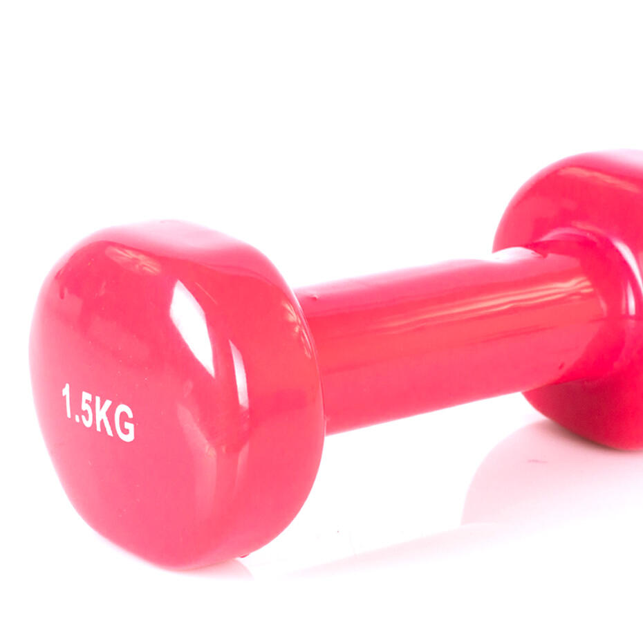 Hantel winylowy dla dorosłych Profit 1,5 kg 3/4