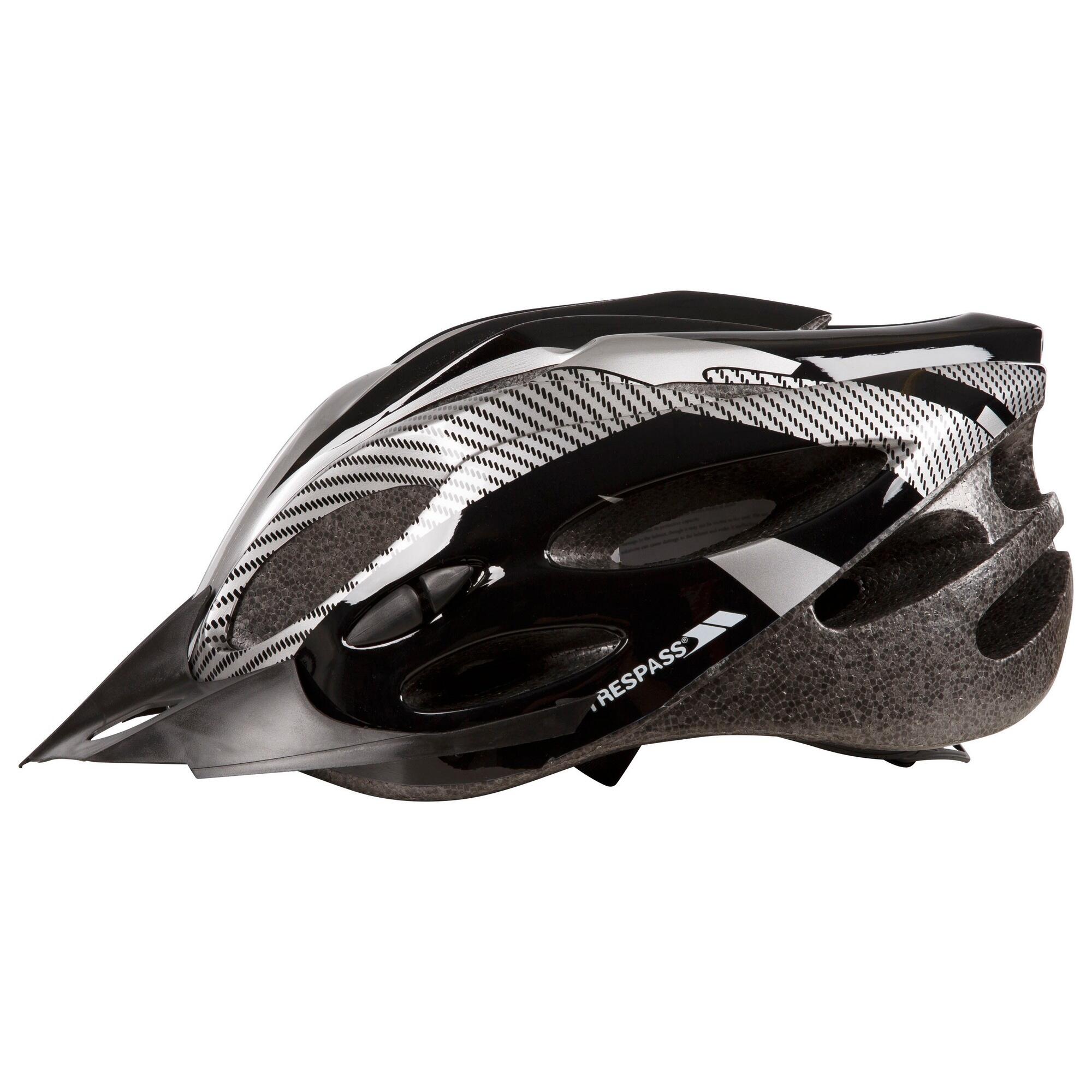 CRANKSTER Casco da ciclismo per adulti (nero/grigio)