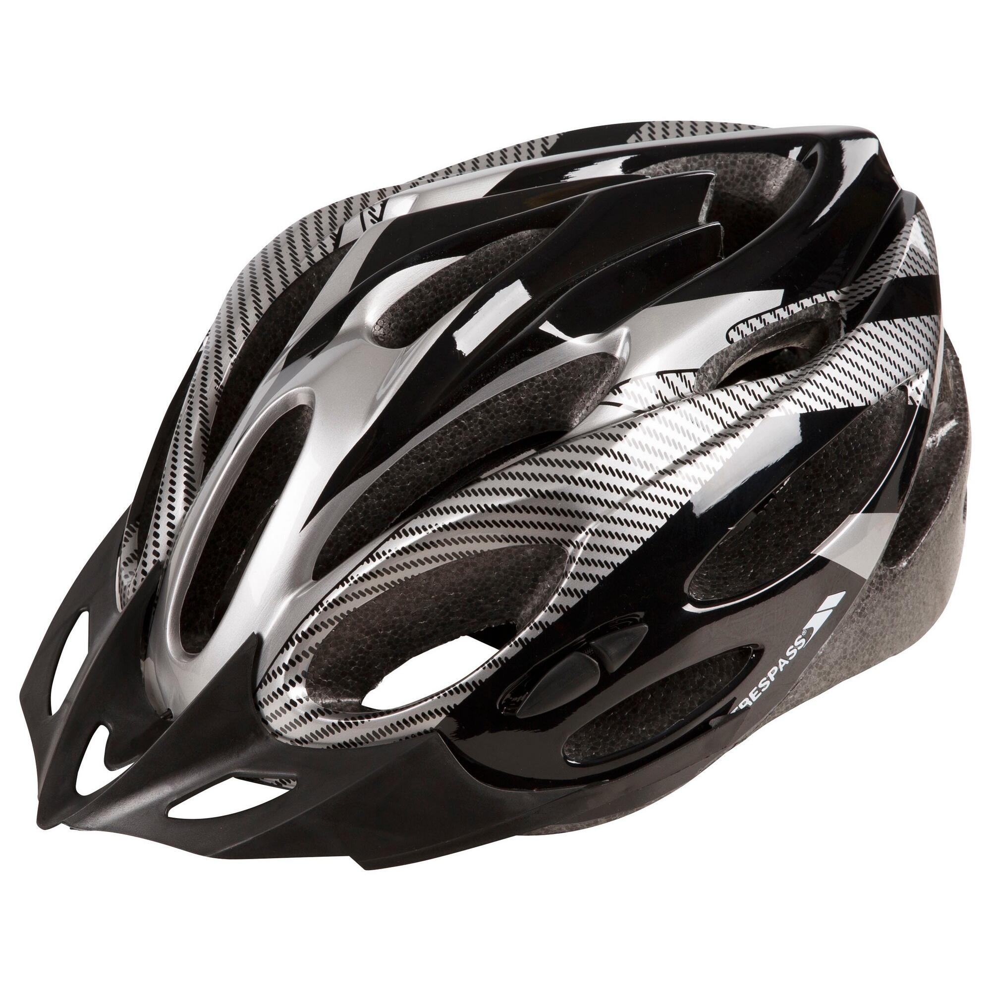 CRANKSTER Adult cycling helmet (Black/grey)