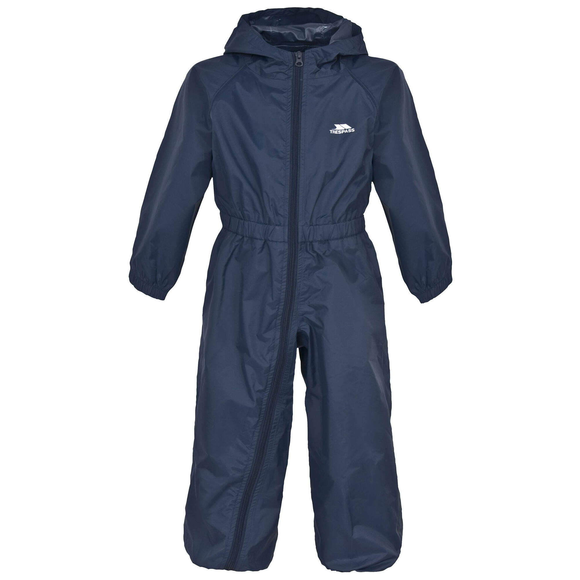 Dripdrop Unisex children's waterproof suit (Navy)