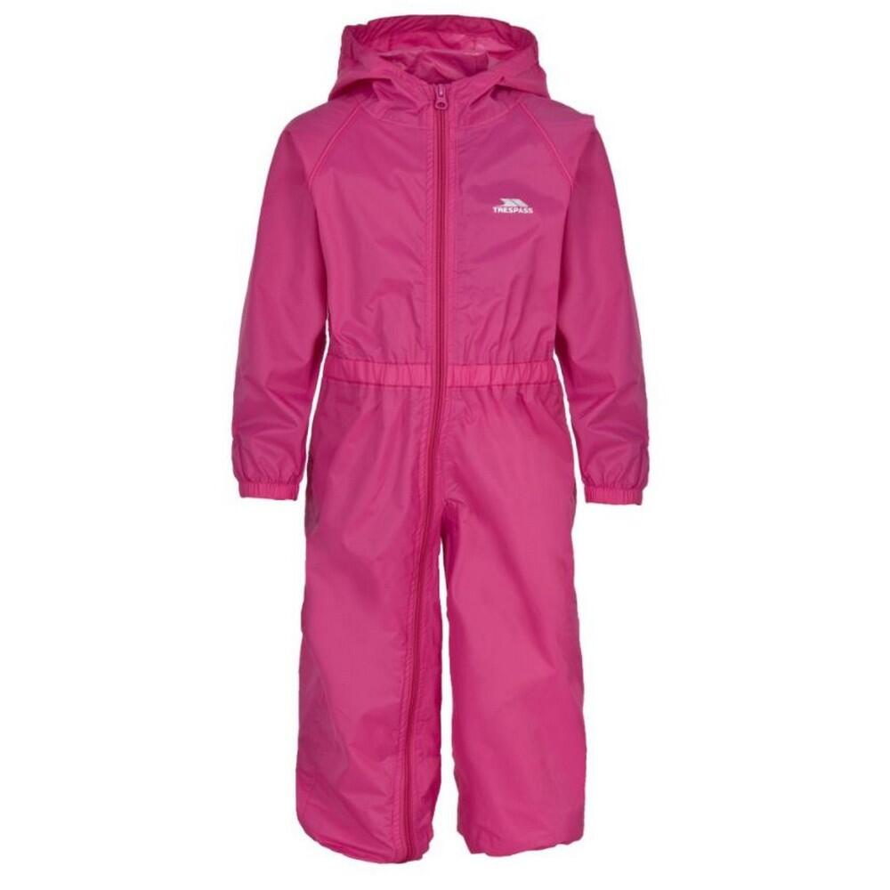 Children's rain overalls (Pink)