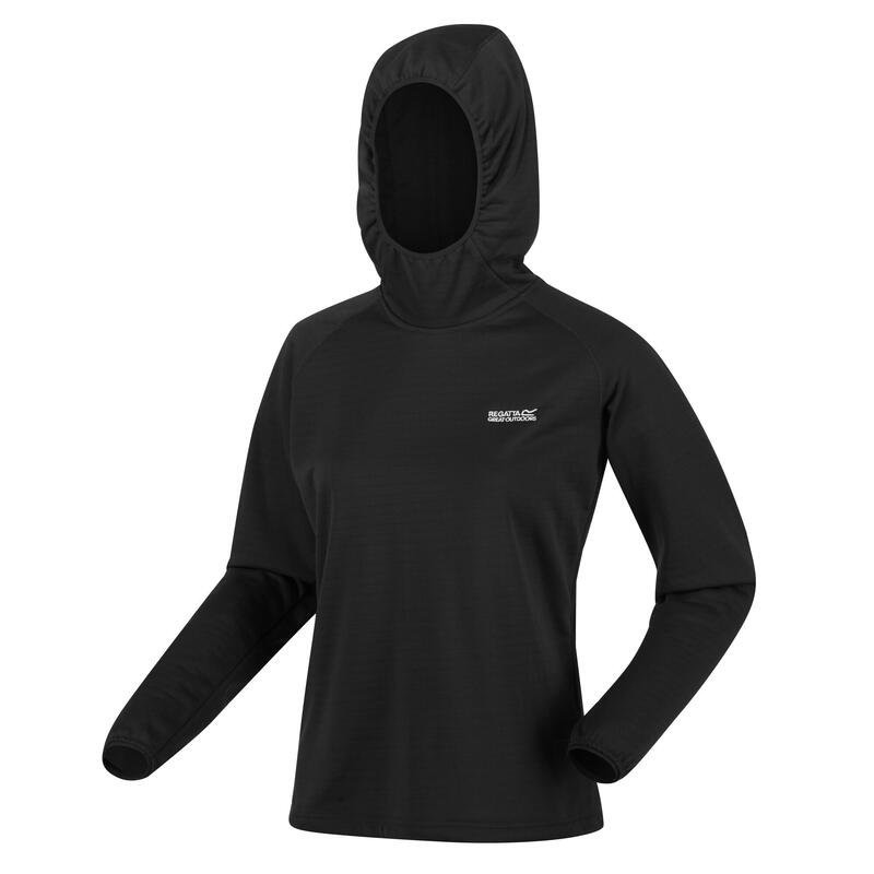 Dames Hartel Softshell Hoodie (Zwart)