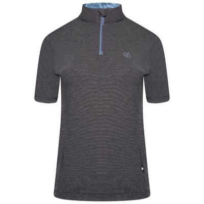 Dames pedal through it marl lichtgewicht jersey (zwart)