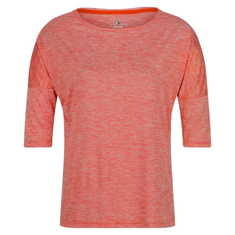 Dames Pulser II Tshirt met 3/4 mouwen (Neon Peach)