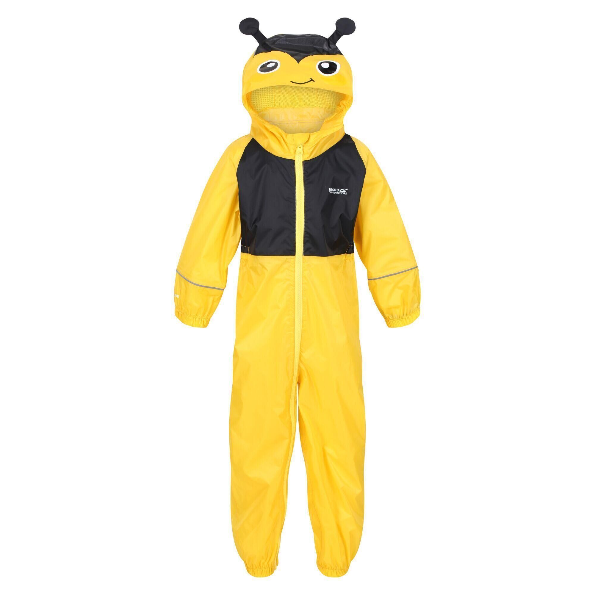 REGATTA Childrens/Kids Charco Bee Waterproof Puddle Suit (Maize Yellow)