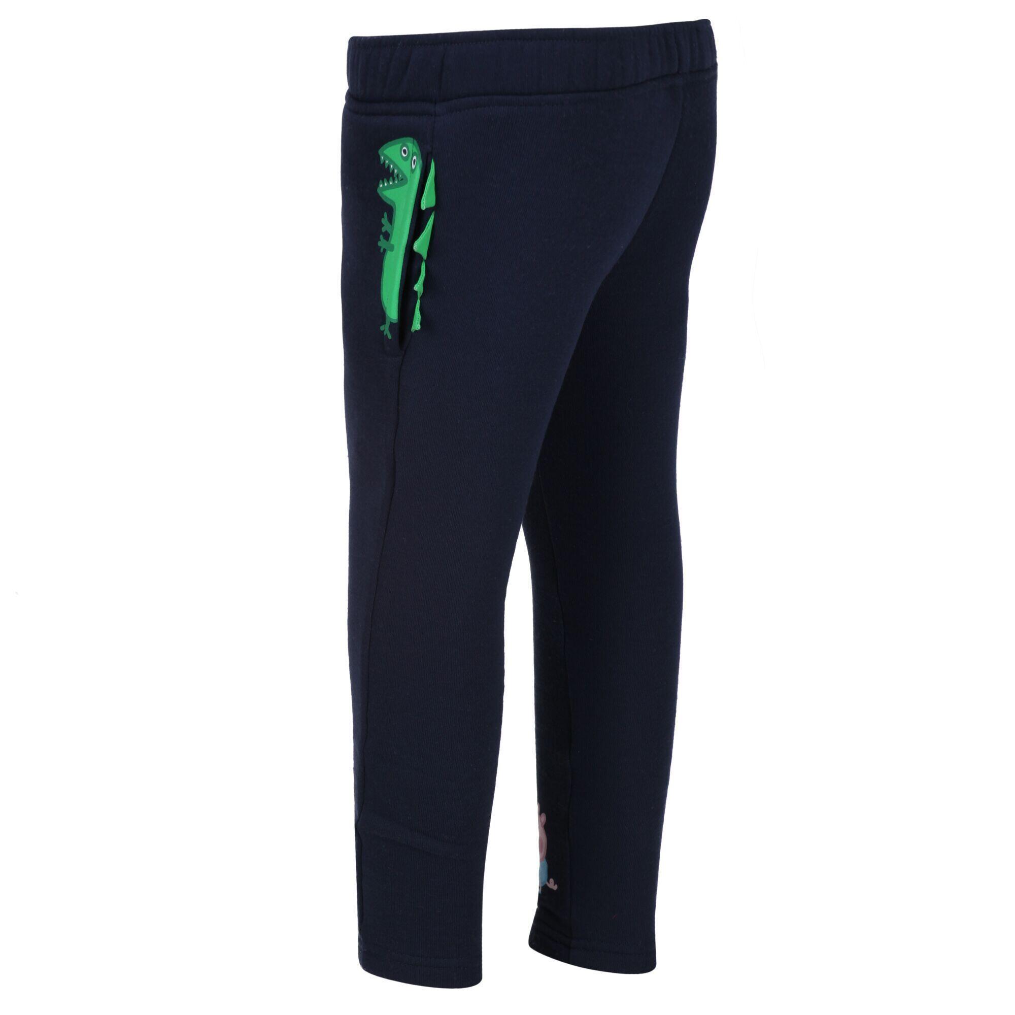 Pantaloni Da Jogging Peppa Pig Bambini Regatta Blu Navy 3/5