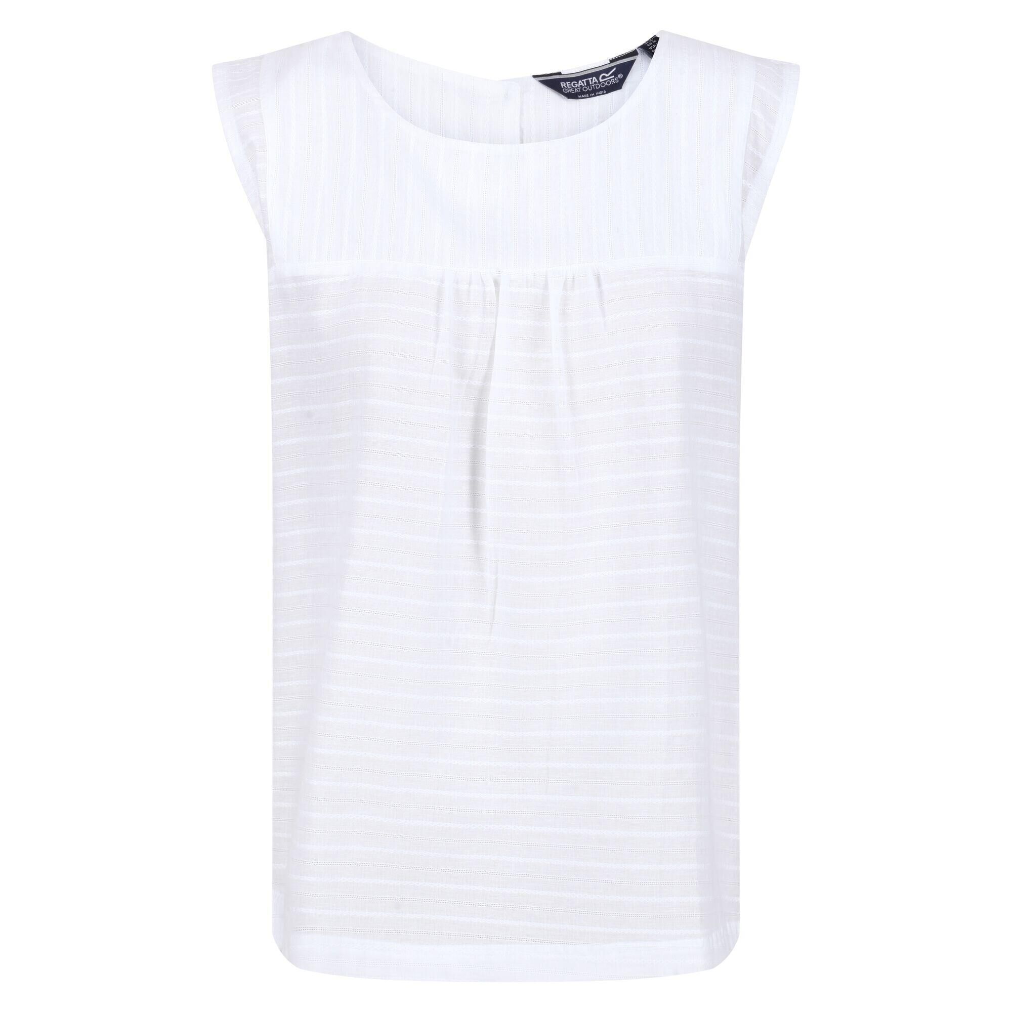 REGATTA Womens/Ladies Bridgidine Linear Tank Top (White)